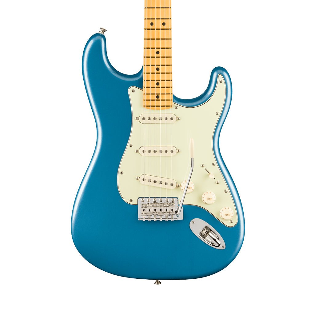 Fender American Professional Classic Stratocaster - Faded Lake Placid Blue, Maple Fingerboard Electric Guitars Sky Music
