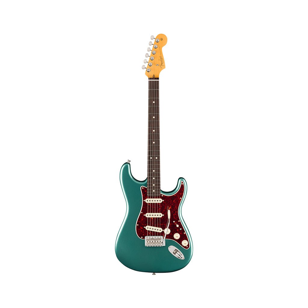 Fender American Professional Classic Stratocaster - Faded Sherwood Green Metallic, Rosewood Fingerboard Electric Guitars Sky Music
