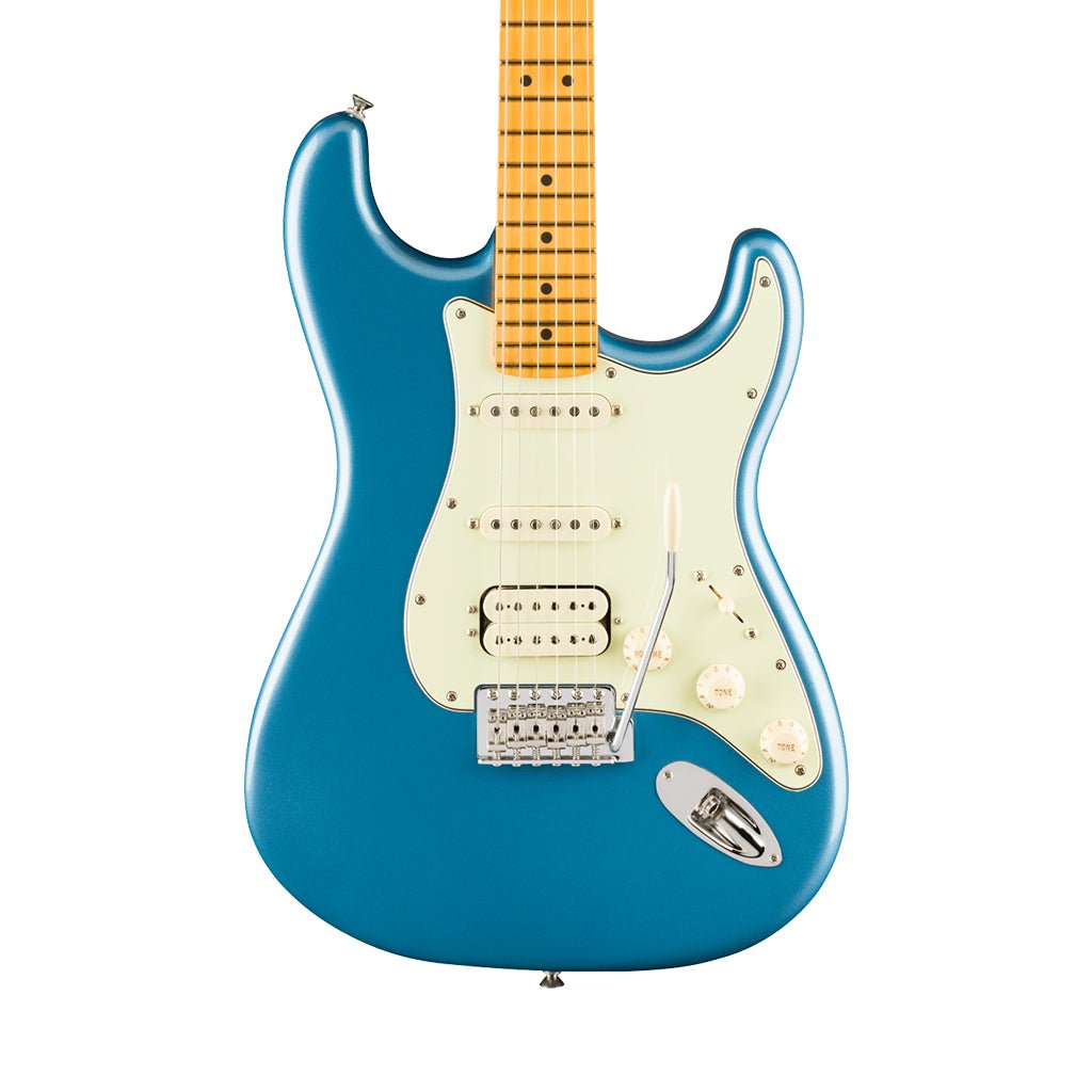 Fender American Professional Classic Stratocaster HSS - Faded Lake Placid Blue, Maple Fingerboard Electric Guitars Sky Music