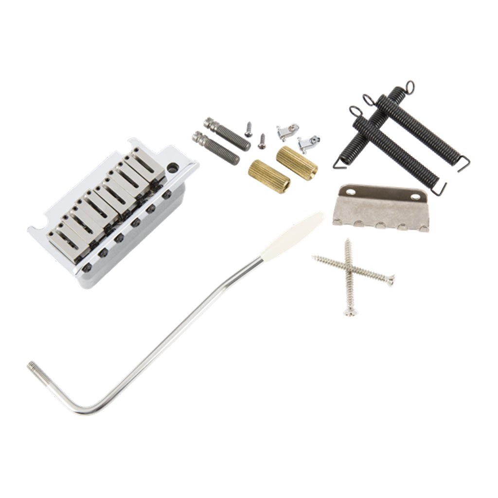 Fender American Series Stratocaster 1986 to 2007 Tremolo Bridge Assembly in Chrome Guitar Spare Parts Sky Music