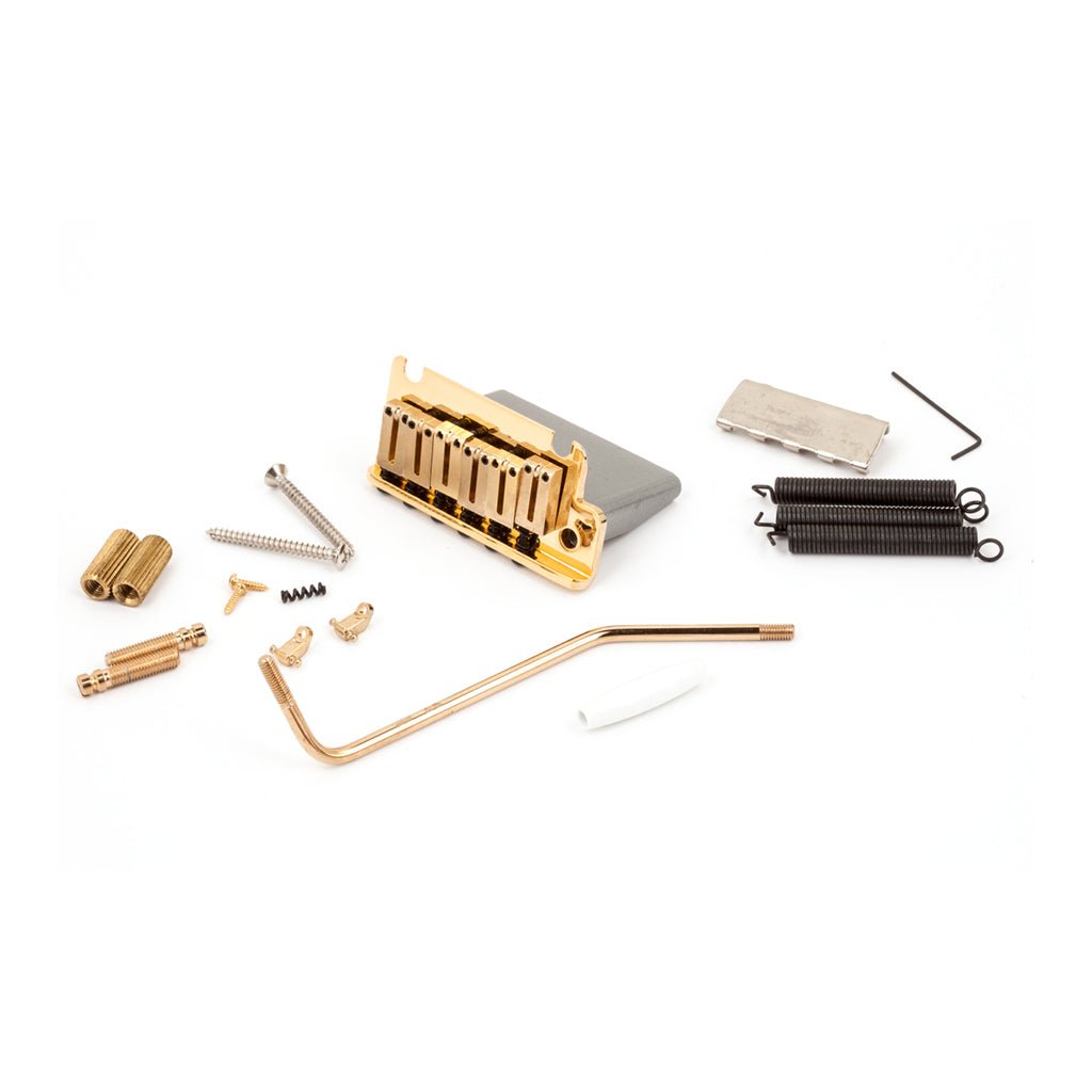 Fender American Series Stratocaster 1986 to 2007 Tremolo Bridge Assembly in Gold Guitar Spare Parts Sky Music