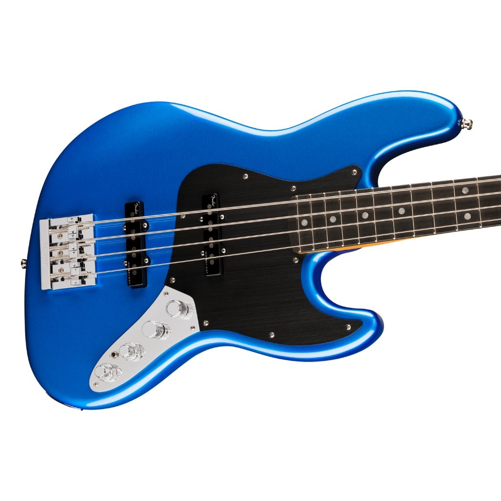 Fender American Ultra II Ebony Fingerboard Jazz Bass - Noble Blue Bass Guitars Sky Music