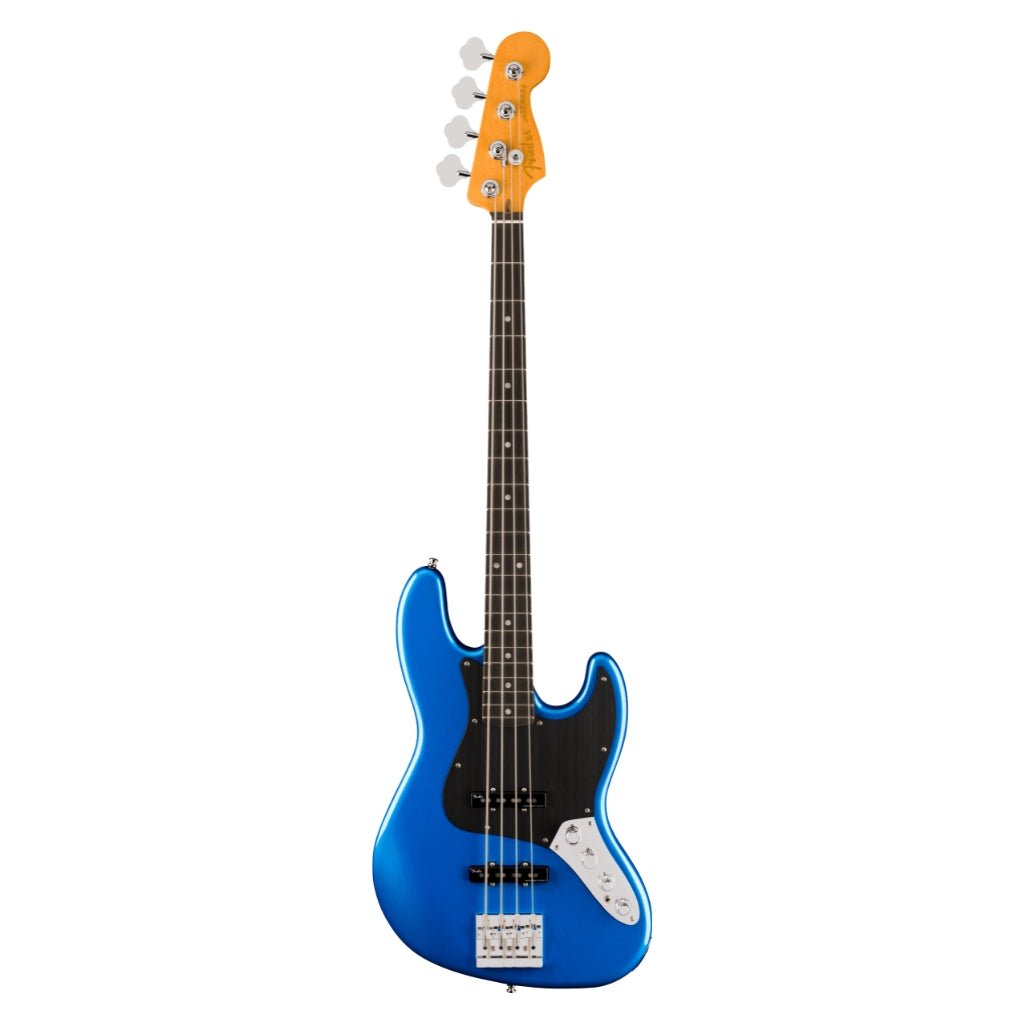 Fender American Ultra II Ebony Fingerboard Jazz Bass - Noble Blue Bass Guitars Sky Music