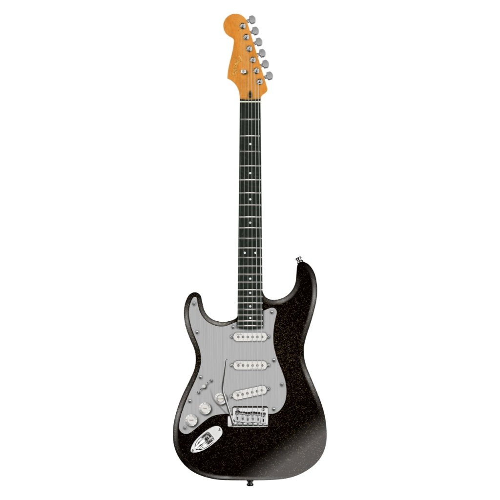 Fender American Ultra II Ebony Fingerboard Left Handed Stratocaster - Texas Tea Electric Guitars Sky Music