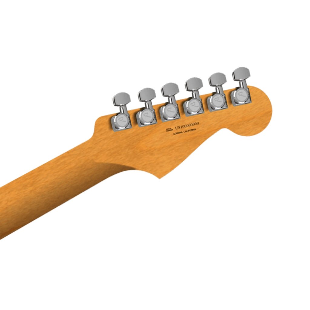 Fender American Ultra II Ebony Fingerboard Left Handed Stratocaster - Texas Tea Electric Guitars Sky Music