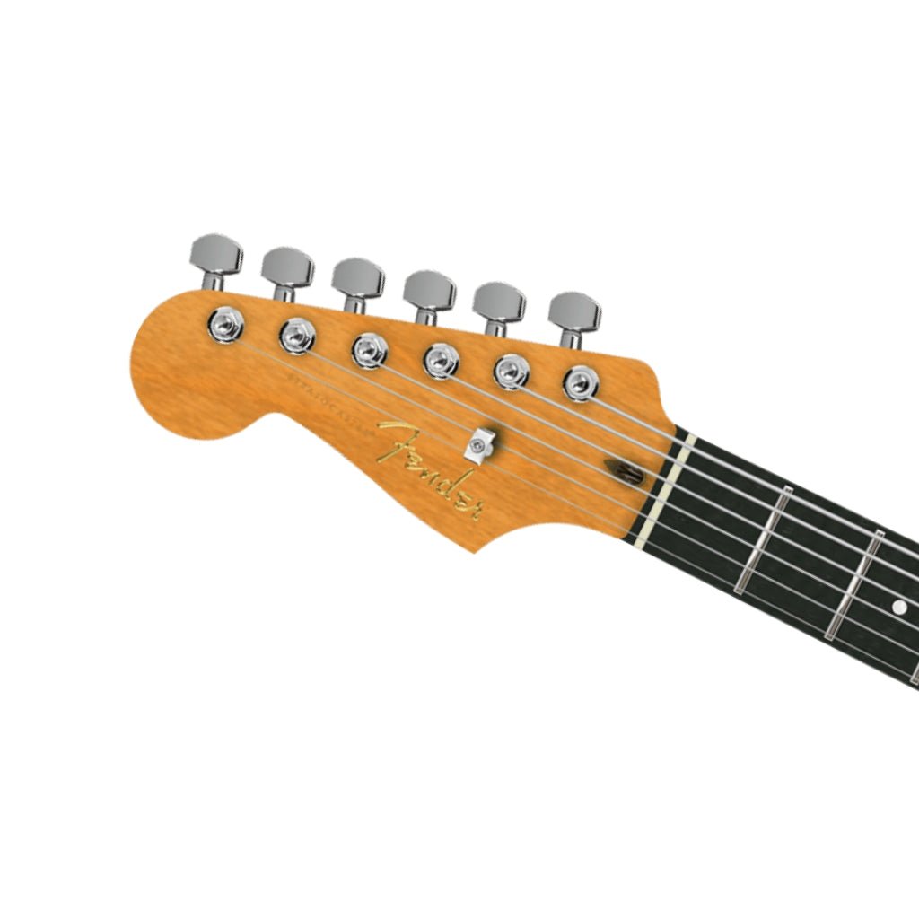 Fender American Ultra II Ebony Fingerboard Left Handed Stratocaster - Texas Tea Electric Guitars Sky Music