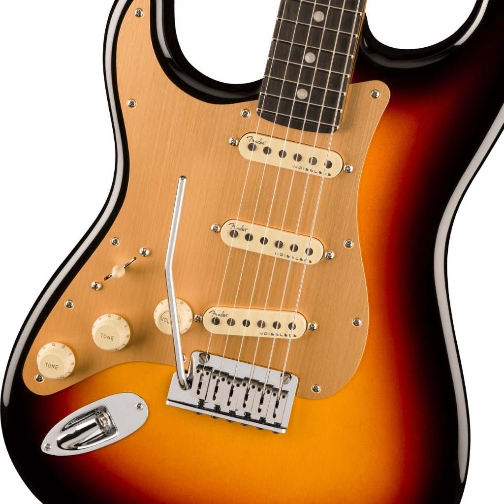 Fender American Ultra II Ebony Fingerboard Left Handed Stratocaster - Ultraburst Electric Guitars Sky Music
