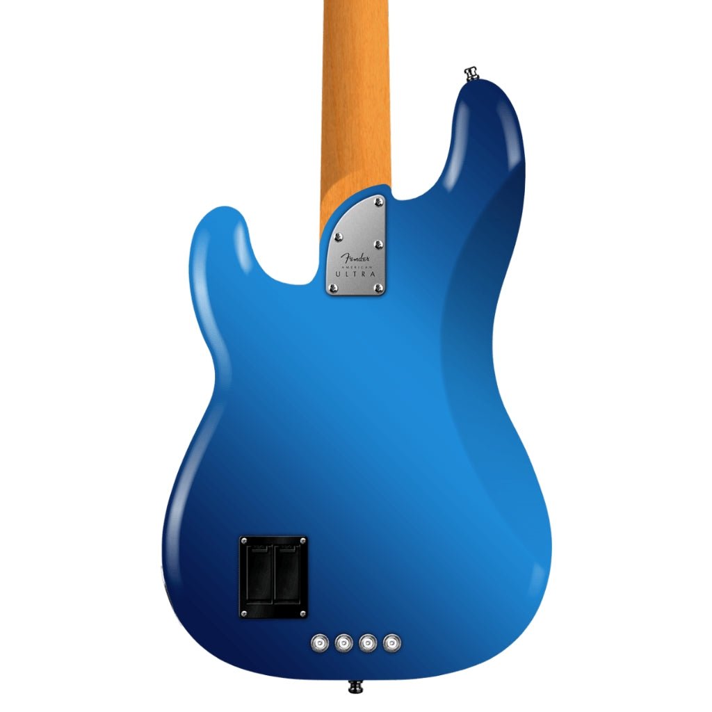 Fender American Ultra II Ebony Fingerboard Precision Bass - Noble Blue Bass Guitars Sky Music