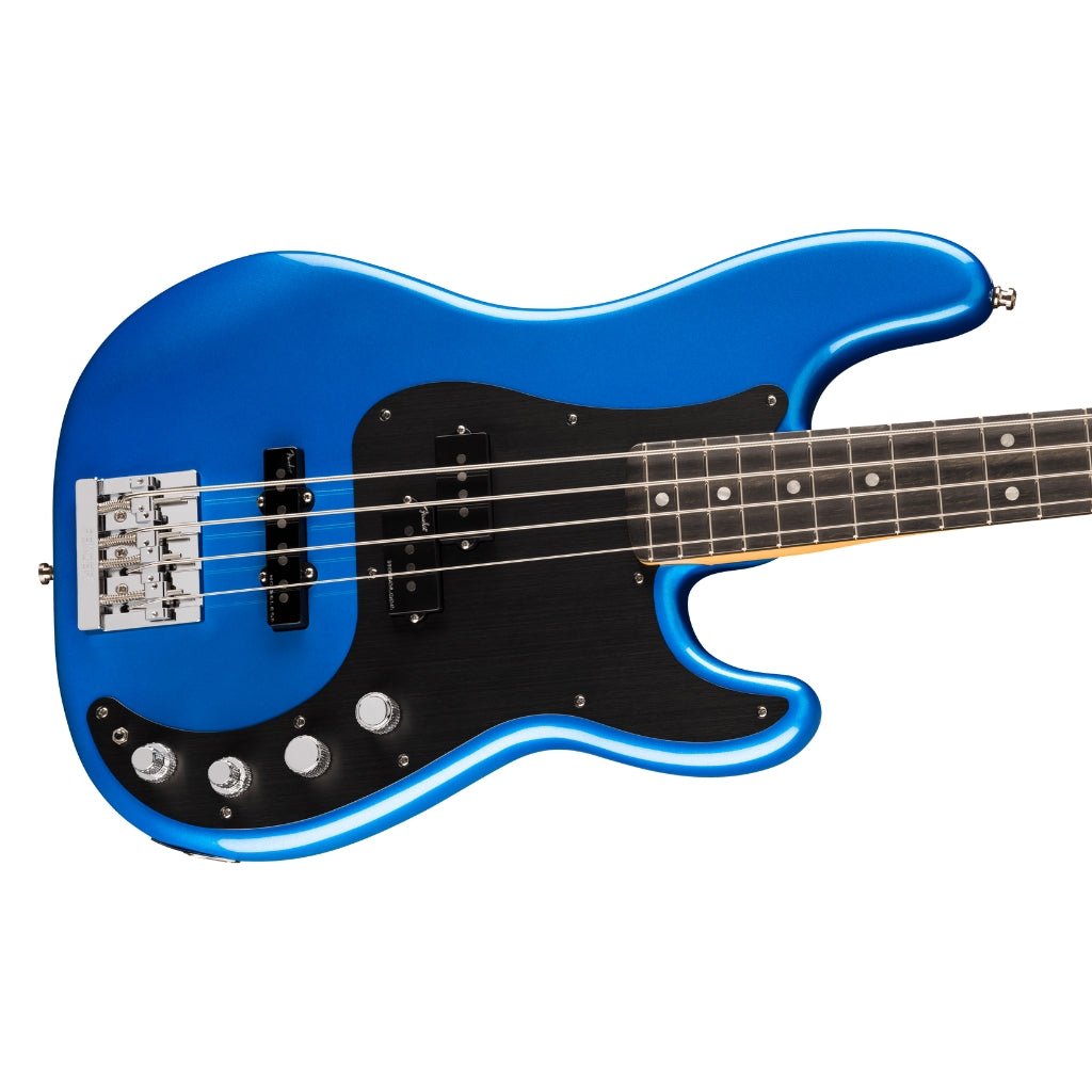 Fender American Ultra II Ebony Fingerboard Precision Bass - Noble Blue Bass Guitars Sky Music