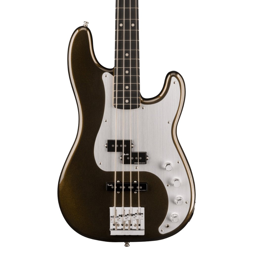 Fender American Ultra II Ebony Fingerboard Precision Bass - Texas Tea Bass Guitars Sky Music