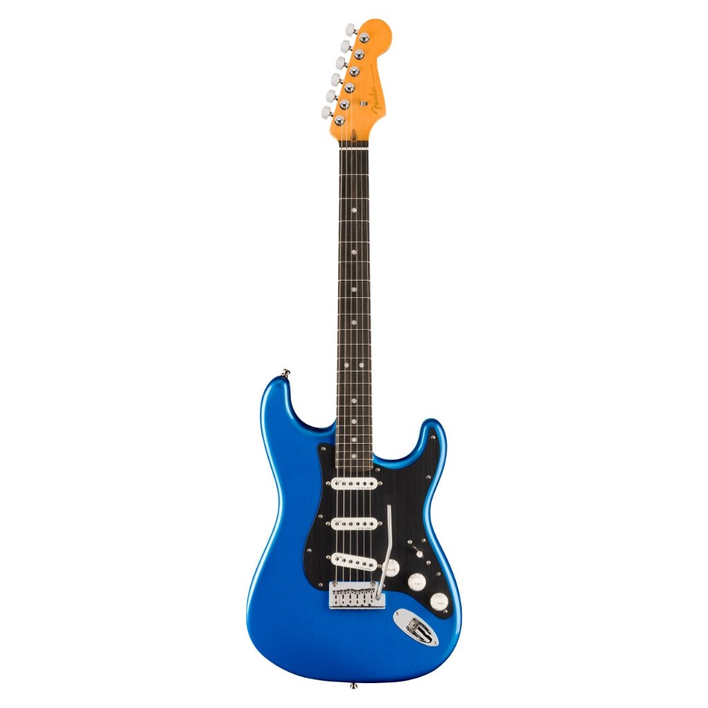 Fender American Ultra II Ebony Fingerboard Stratocaster - Noble Blue Electric Guitars Sky Music