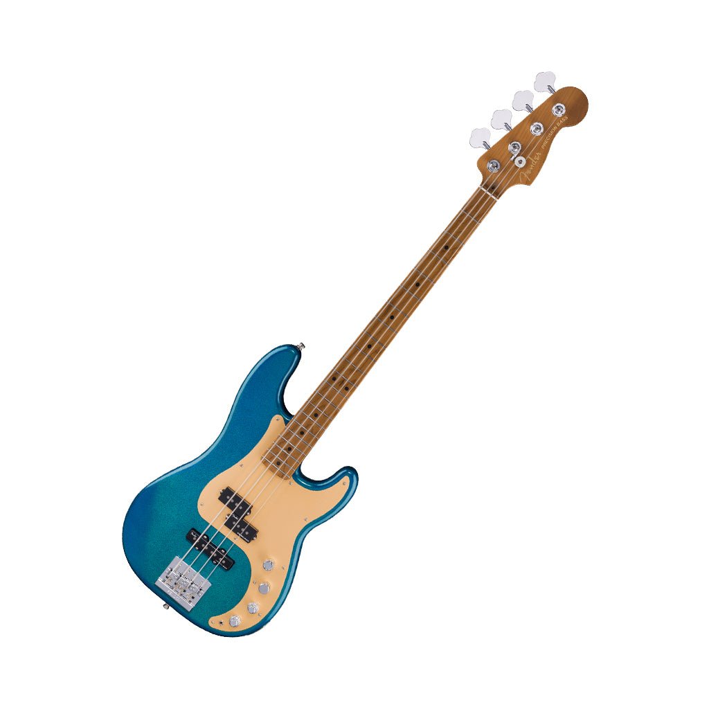 Fender American Ultra II Limited Edition Precision Bass Guitar - Aurora Bass Guitars Sky Music