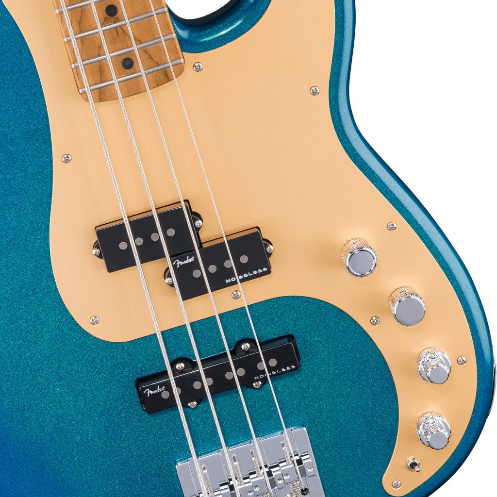 Fender American Ultra II Limited Edition Precision Bass Guitar - Aurora Bass Guitars Sky Music