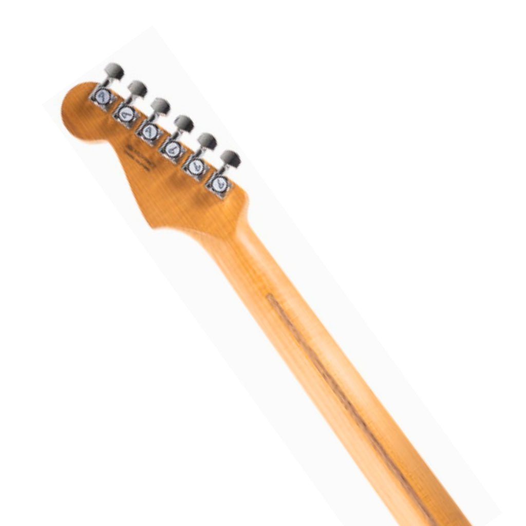 Fender American Ultra II Limited Edition Stratocaster HSS Roasted Maple Neck - Graffiti Yellow Electric Guitars Sky Music