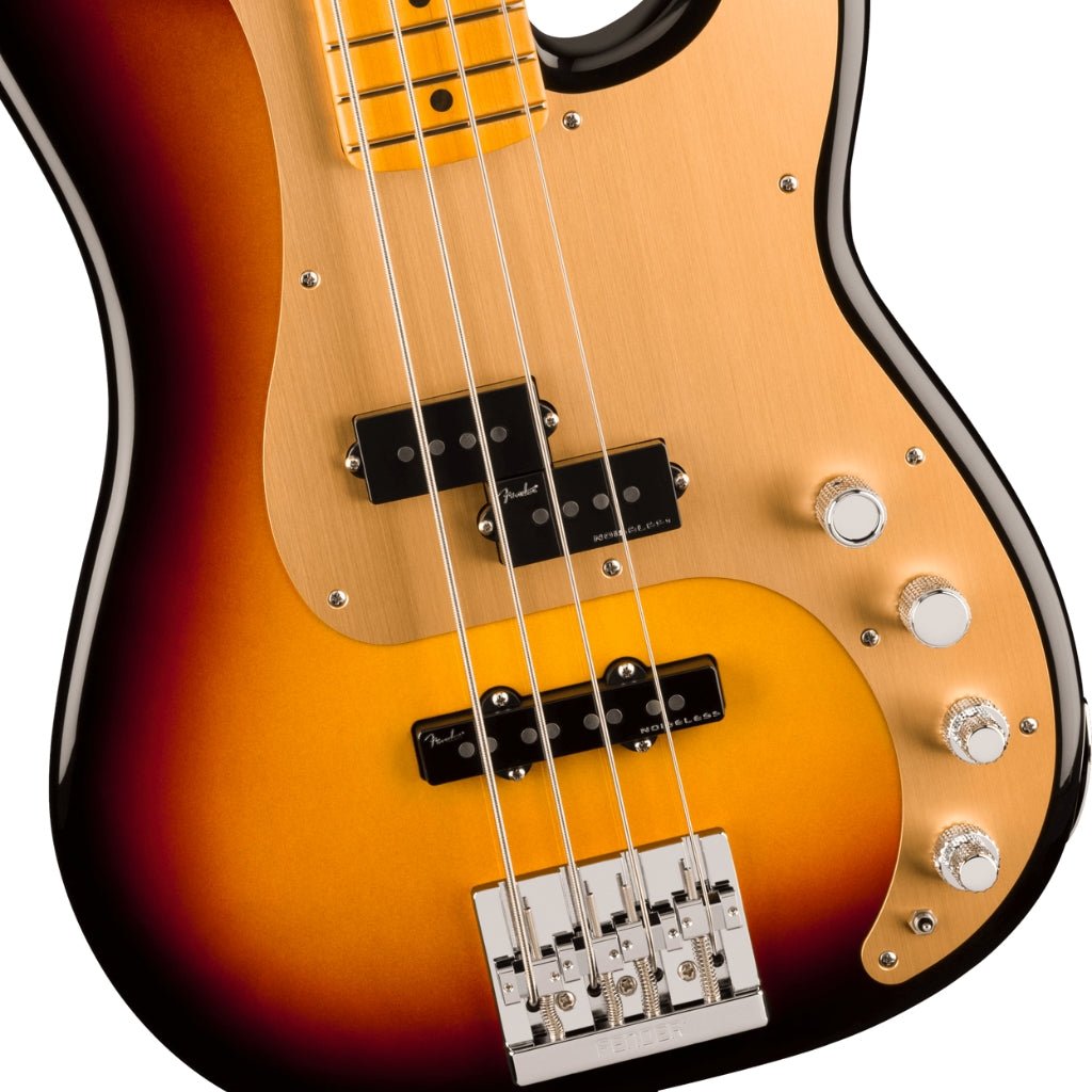 Fender American Ultra II Maple Fingerboard Precision Bass - Ultraburst Bass Guitars Sky Music