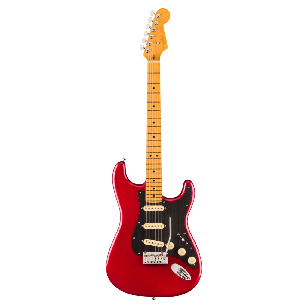Fender American Ultra II Maple Fingerboard Stratocaster - Sinister Red Electric Guitars Sky Music