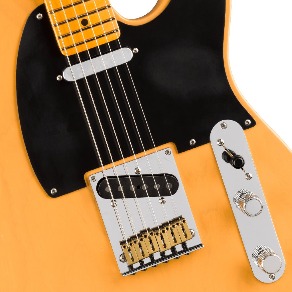 Fender American Ultra Luxe Vintage '50s Telecaster - Butterscotch Blonde, Maple Fingerboard Electric Guitars Sky Music