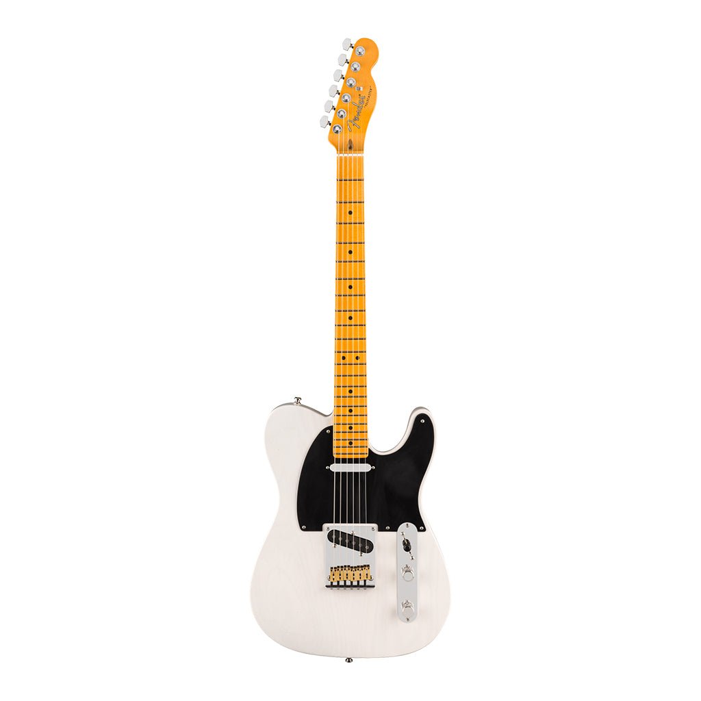 Fender American Ultra Luxe Vintage '50s Telecaster - White Blonde, Maple Fingerboard Electric Guitars Sky Music