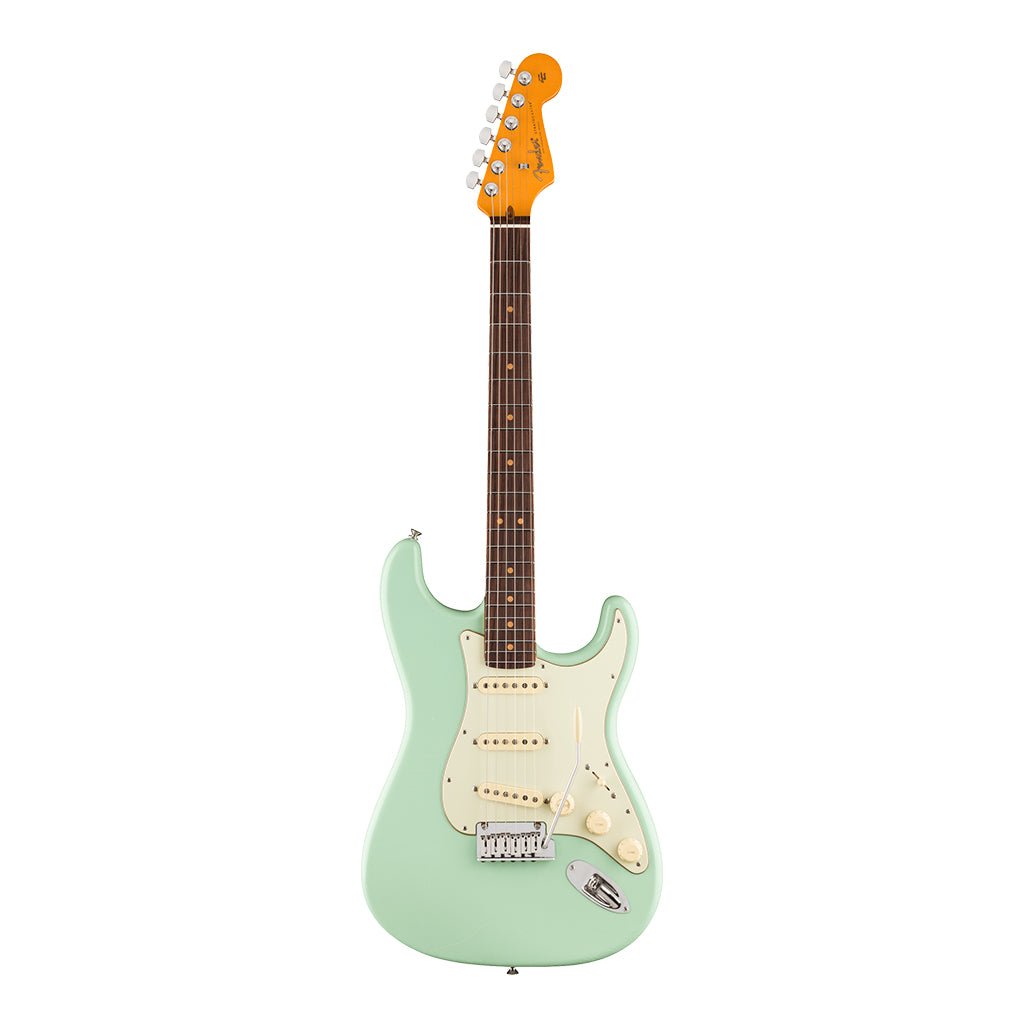 Fender American Ultra Luxe Vintage '60s Stratocaster - Surf Green, Rosewood Fingerboard Electric Guitars Sky Music