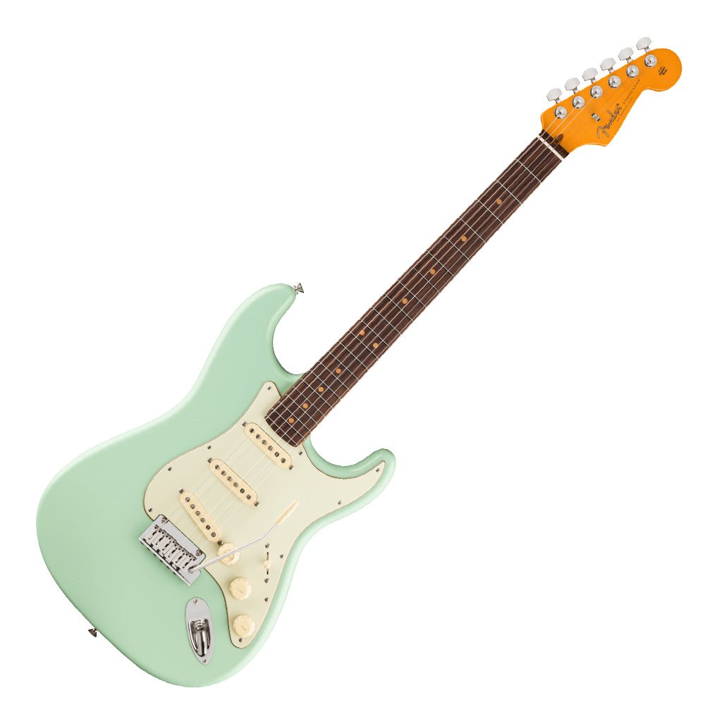 Fender American Ultra Luxe Vintage '60s Stratocaster - Surf Green, Rosewood Fingerboard Electric Guitars Sky Music
