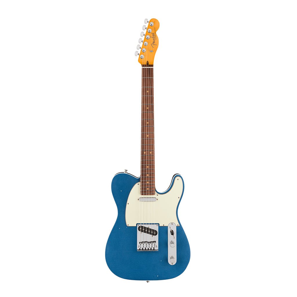 Fender American Ultra Luxe Vintage '60s Telecaster Custom - Lake Placid Blue, Rosewood Fingerboard Electric Guitars Sky Music