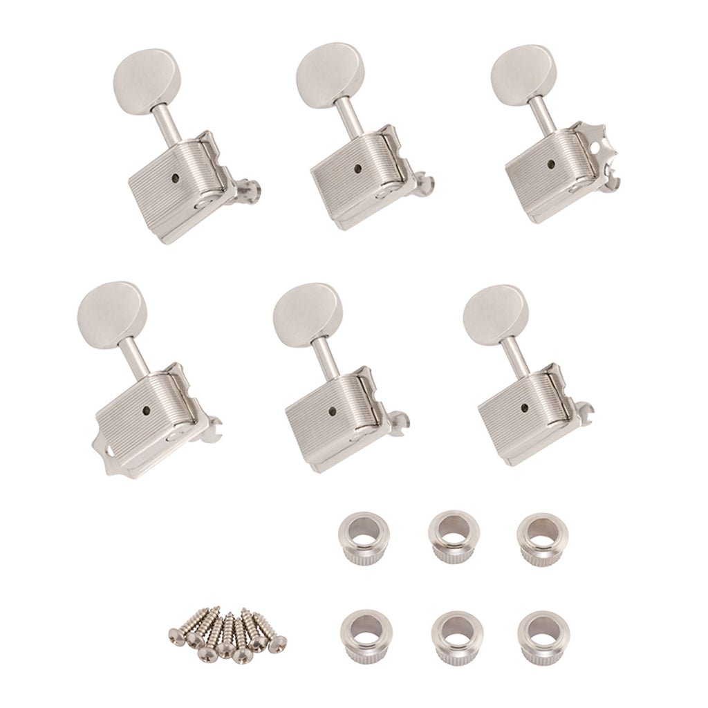 Fender American Vintage Guitar Tuning Machines 6 Left Handed in Nickel General Spare Parts Sky Music