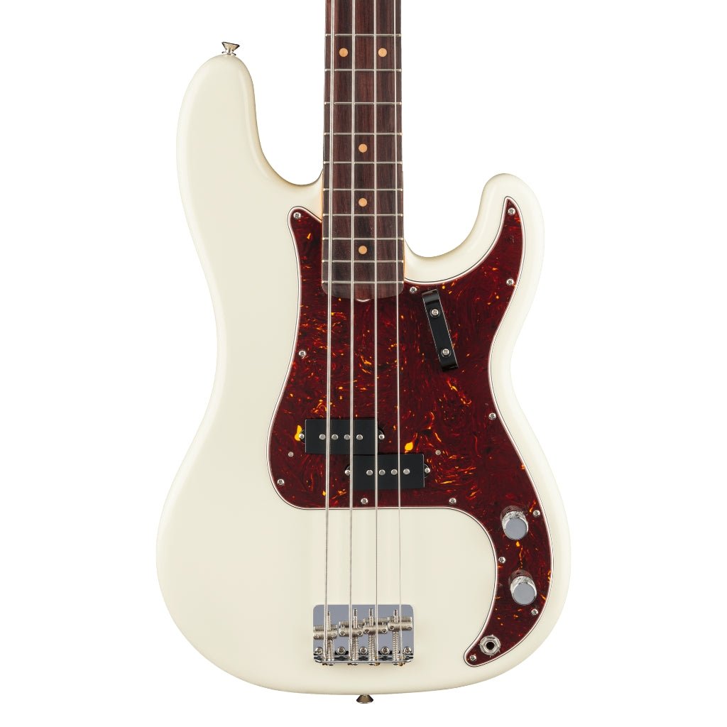 Fender American Vintage II 1960 Precision Bass - Olympic White, Rosewood Fingerboard Bass Guitars Sky Music