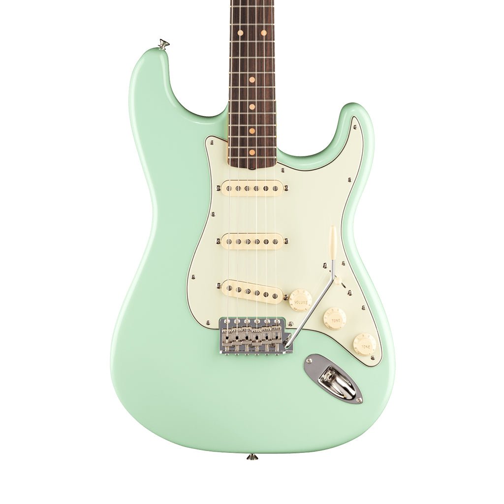 Fender American Vintage II 1961 Stratocaster Rosewood Fingerboard - Surf Green Electric Guitars Sky Music