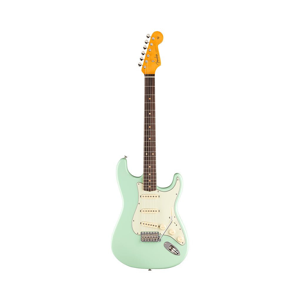 Fender American Vintage II 1961 Stratocaster Rosewood Fingerboard - Surf Green Electric Guitars Sky Music