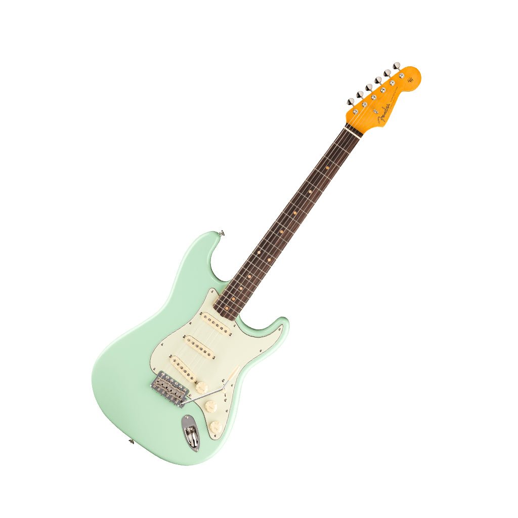 Fender American Vintage II 1961 Stratocaster Rosewood Fingerboard - Surf Green Electric Guitars Sky Music