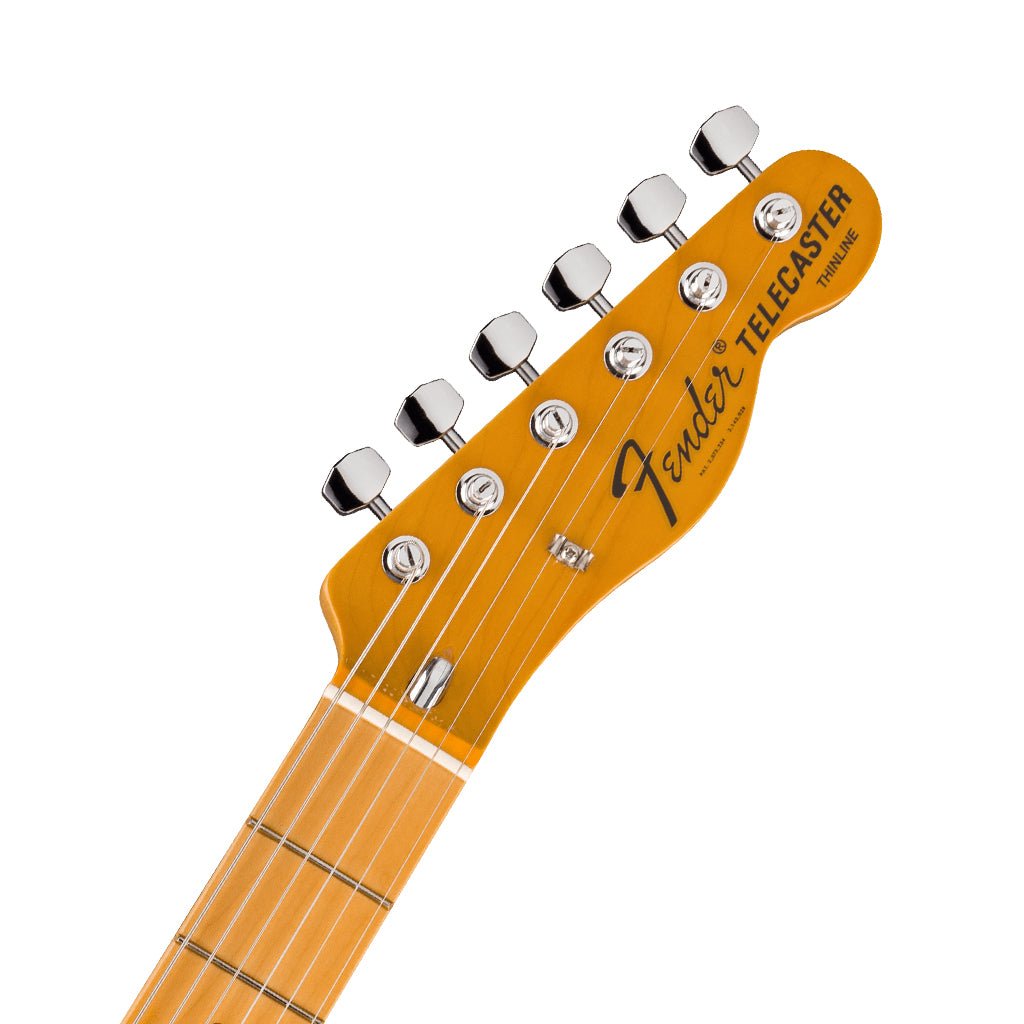 Fender American Vintage II 1972 Telecaster Thinline Maple Fingerboard - Candy Apple Red Electric Guitars Sky Music