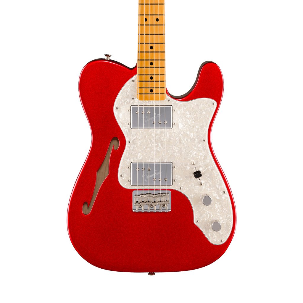 Fender American Vintage II 1972 Telecaster Thinline Maple Fingerboard - Candy Apple Red Electric Guitars Sky Music