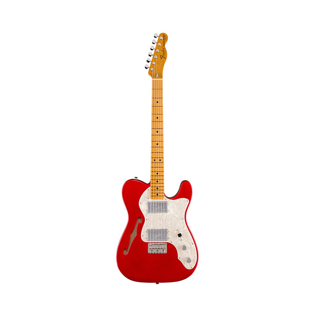 Fender American Vintage II 1972 Telecaster Thinline Maple Fingerboard - Candy Apple Red Electric Guitars Sky Music