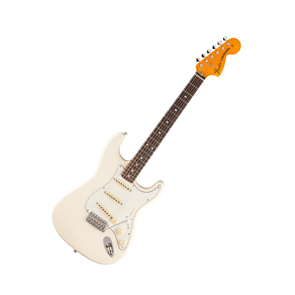 Fender American Vintage II 1973 Stratocaster Maple Fingerboard - Olympic White Electric Guitars Sky Music
