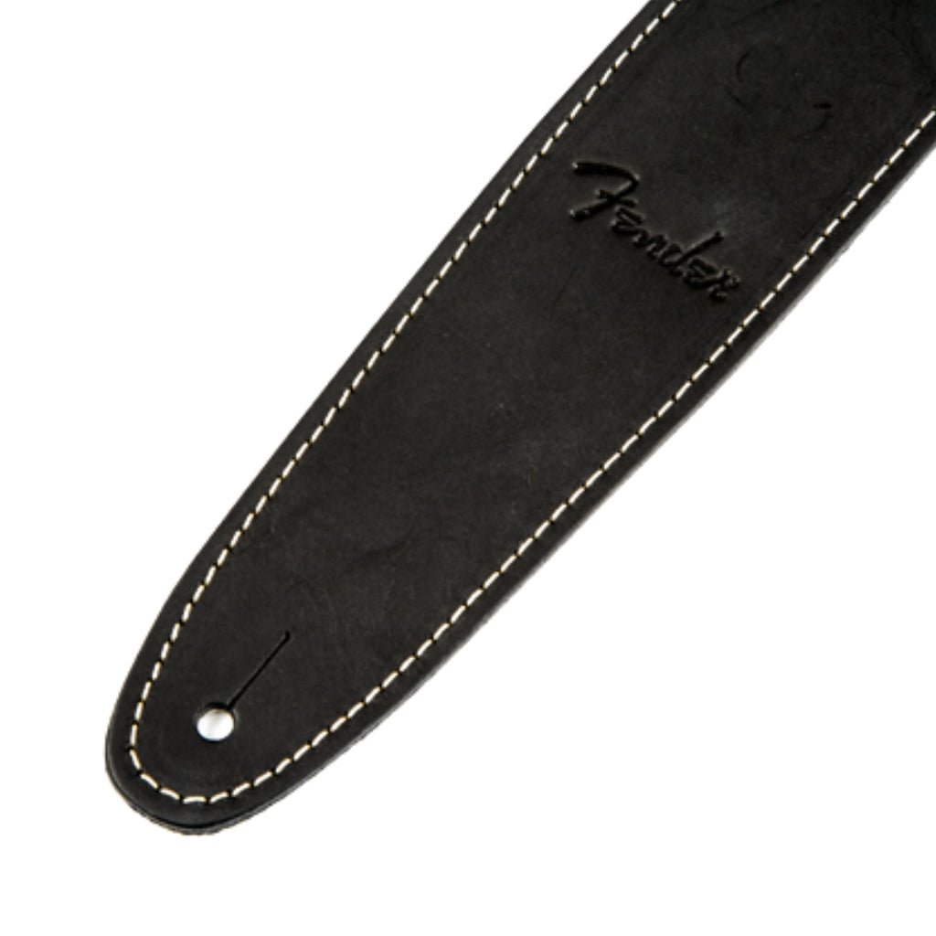Fender Ball Glove Leather Strap - 2.5 inch Black Guitar Straps Sky Music