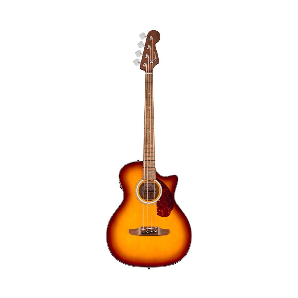 Fender California Deluxe Kingman CE Acoustic-Electric Bass - Honey Sunburst Bass Guitars Sky Music