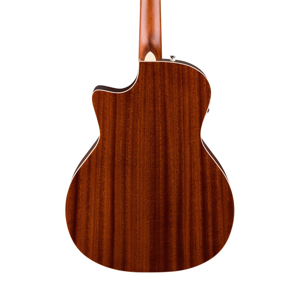 Fender California Deluxe Kingman CE w/Ivory Pickguard Acoustic-Electric Bass - Black Bass Guitars Sky Music