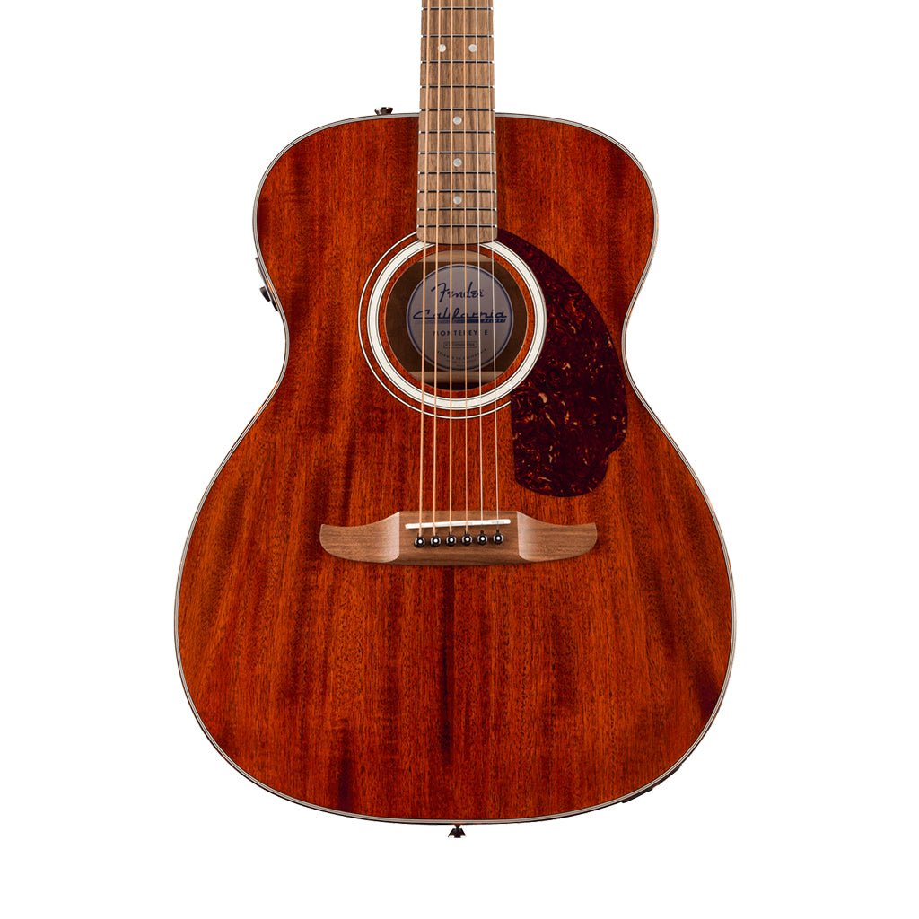 Fender California Deluxe Monterey E Mahogany Acoustic-Electric - Natural Acoustic Guitars Sky Music