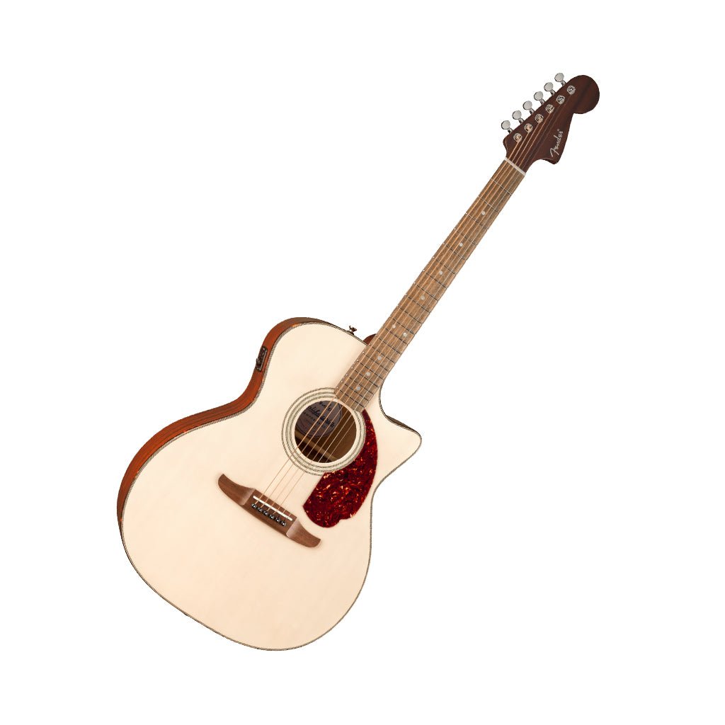 Fender California Deluxe Newporter CE Acoustic-Electric - White Blonde Acoustic Guitars Sky Music