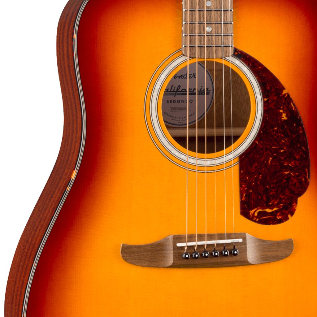 Fender California Deluxe Redondo Acoustic Guitar - Sienna Sunburst Acoustic Guitars Sky Music