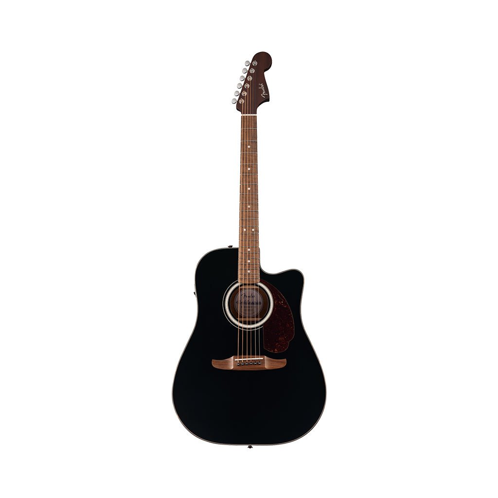 Fender California Deluxe Redondo CE Acoustic-Electric - Black Acoustic Guitars Sky Music