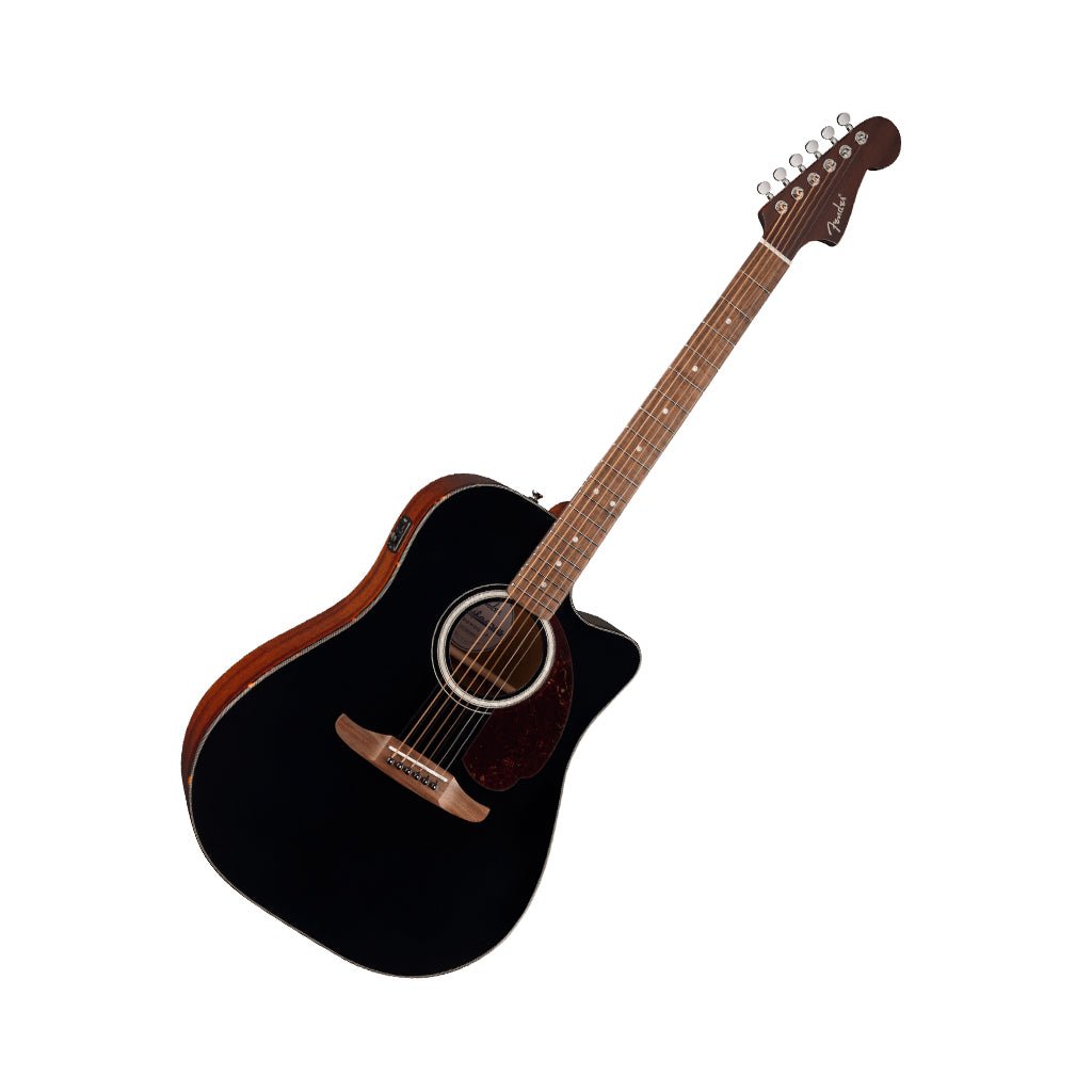 Fender California Deluxe Redondo CE Acoustic-Electric - Black Acoustic Guitars Sky Music
