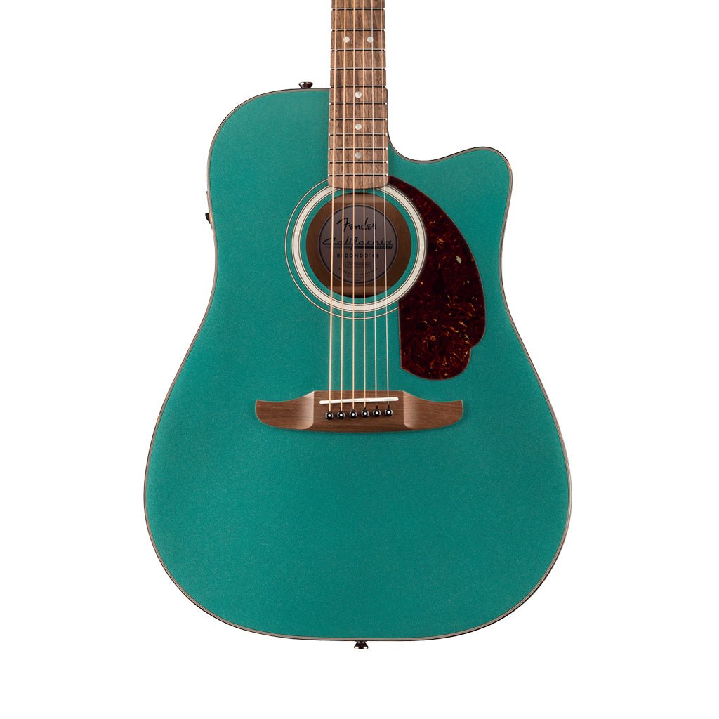 Fender California Deluxe Redondo CE Acoustic-Electric - Sherwood Green Acoustic Guitars Sky Music