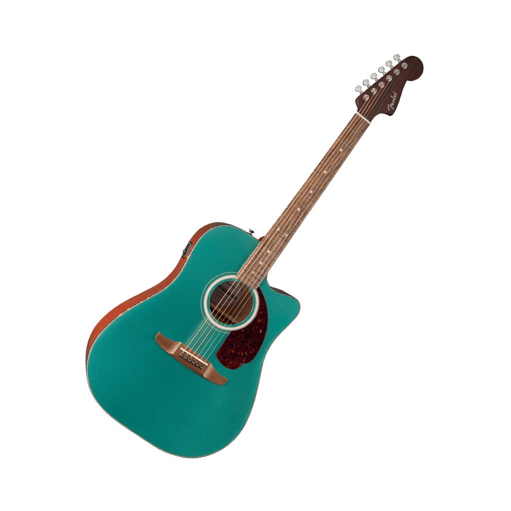 Fender California Deluxe Redondo CE Acoustic-Electric - Sherwood Green Acoustic Guitars Sky Music