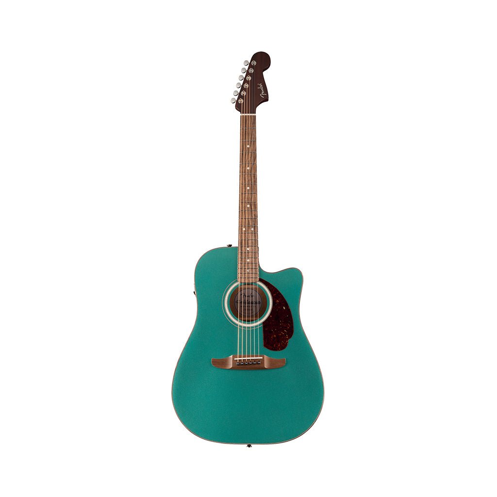 Fender California Deluxe Redondo CE Acoustic-Electric - Sherwood Green Acoustic Guitars Sky Music
