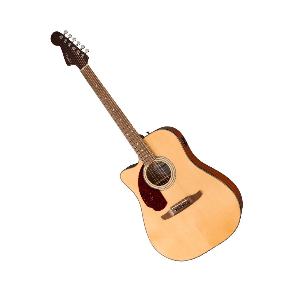 Fender California Deluxe Redondo CE Left Handed Acoustic-Electric - Natural Acoustic Guitars Sky Music