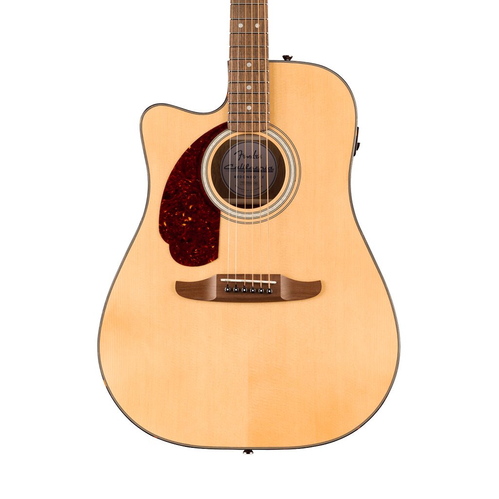 Fender California Deluxe Redondo CE Left Handed Acoustic-Electric - Natural Acoustic Guitars Sky Music