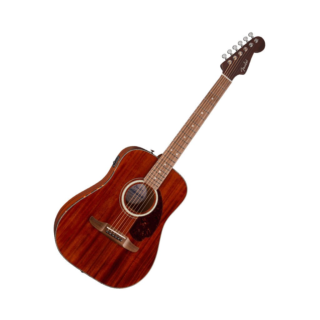 Fender California Deluxe Redondo Jr. E Mahogany Acoustic-Electric - Natural Acoustic Guitars Sky Music