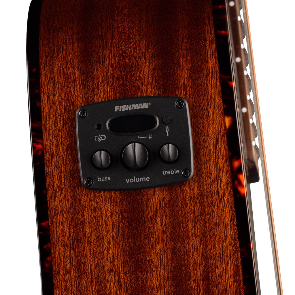 Fender California Deluxe Redondo Jr. E Mahogany Acoustic-Electric - Natural Acoustic Guitars Sky Music