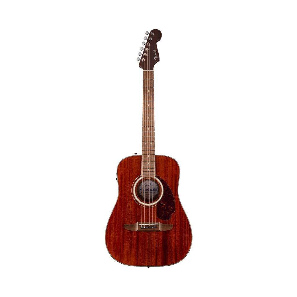 Fender California Deluxe Redondo Jr. E Mahogany Acoustic-Electric - Natural Acoustic Guitars Sky Music